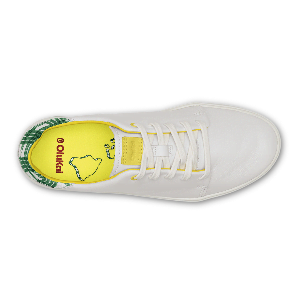 Wailea - Bright White / Medium Green