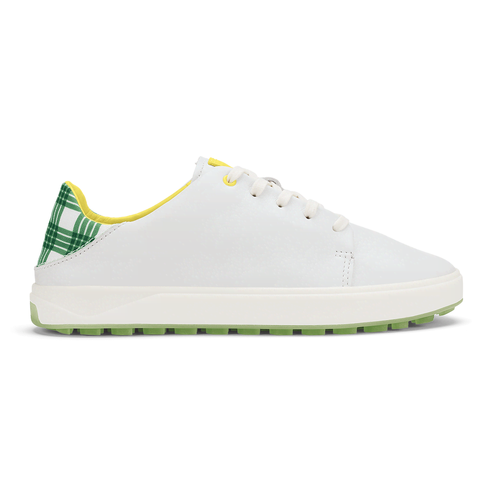 Wailea - Bright White / Medium Green