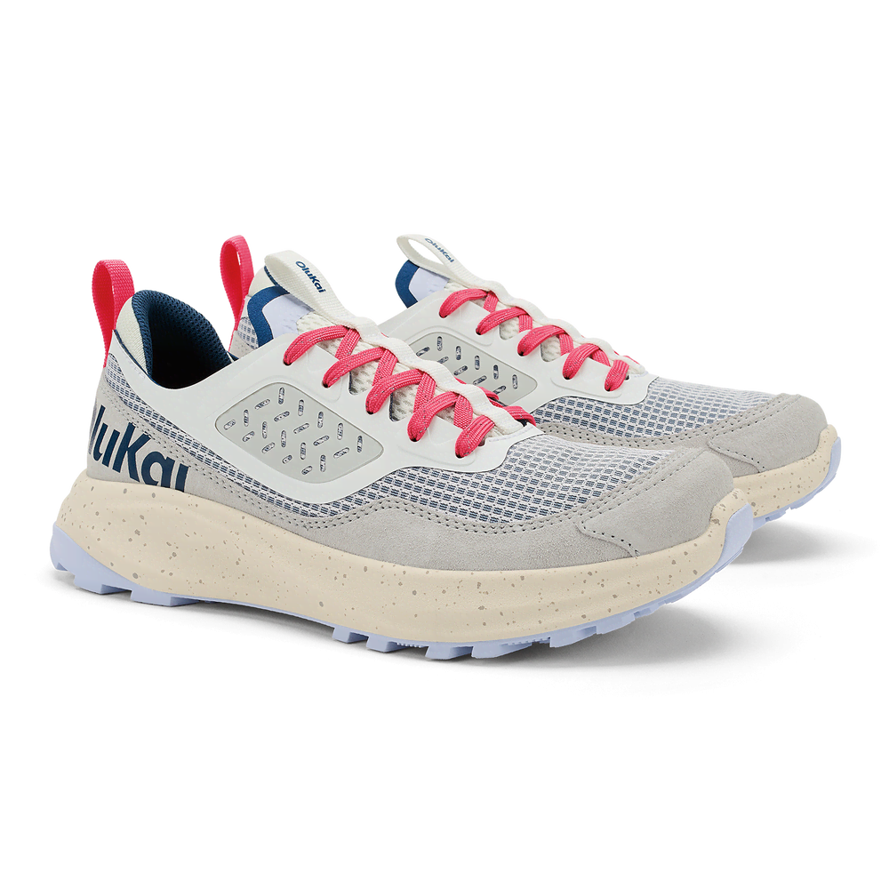 Makiki  -  Bright White / Coastal Blue