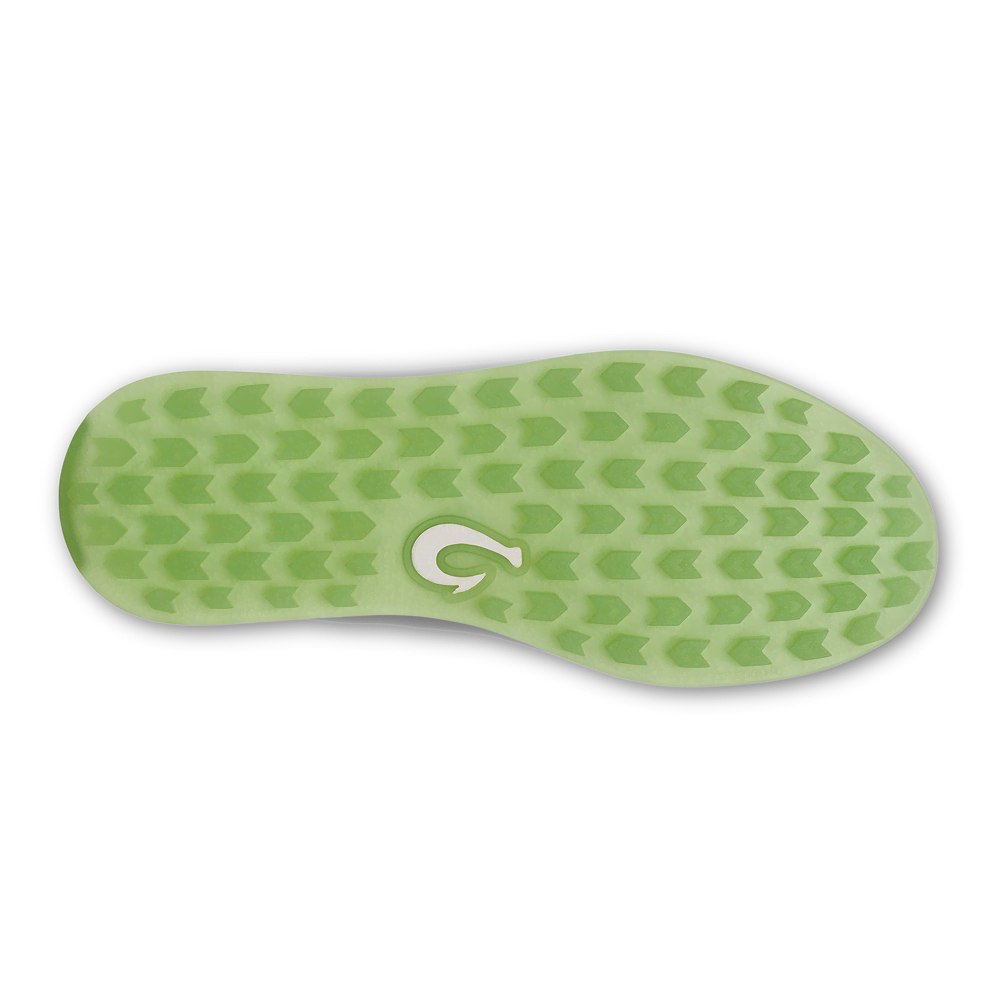 Wailea - Bright White / Medium Green