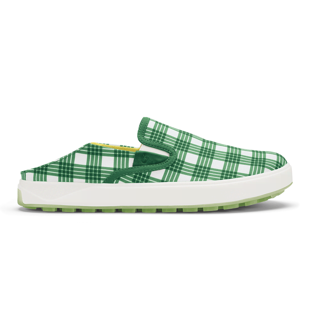 Wai‘alae Slip On - Medium Green / Bright White